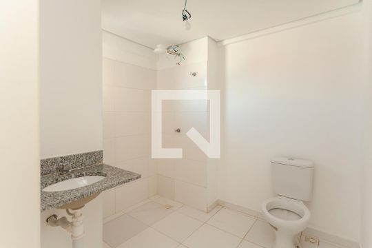 Banheiro de kitnet/studio à venda com 1 quarto, 37m² em Jardim Santa Cruz (campo Grande), São Paulo