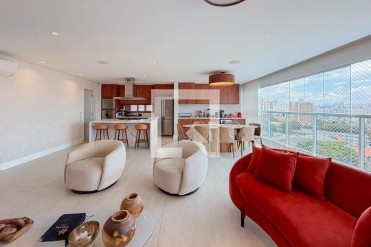 Sala de apartamento à venda com 3 quartos, 146m² em Ipiranga, São Paulo