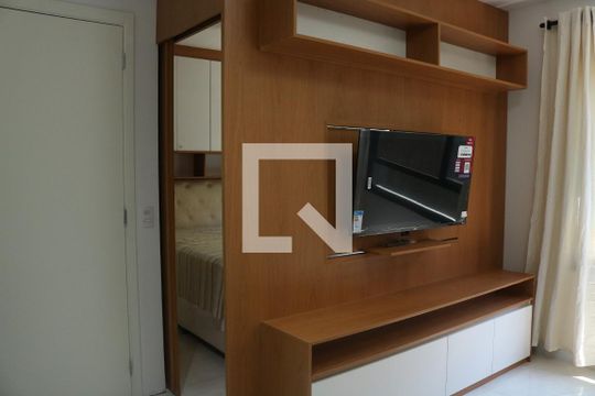 Sala de apartamento para alugar com 1 quarto, 25m² em Barra Funda, São Paulo