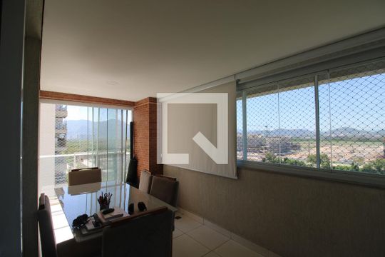 Sala - Varanda de apartamento à venda com 3 quartos, 102m² em Barra da Tijuca, Rio de Janeiro