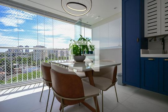 Sala de Jantar de apartamento à venda com 3 quartos, 82m² em Jardim Umarizal, São Paulo