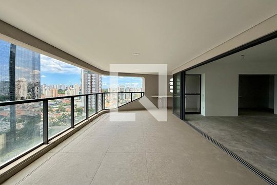 Varanda da Sala de apartamento à venda com 3 quartos, 227m² em Chácara Santo Antônio (Zona Sul), São Paulo