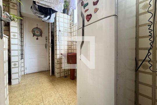 Área de serviço de apartamento à venda com 2 quartos, 103m² em Humaitá, Rio de Janeiro
