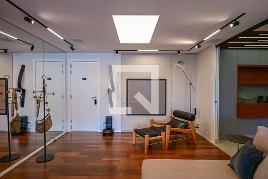 Hall de Entrada de apartamento à venda com 2 quartos, 128m² em Vila Andrade, São Paulo