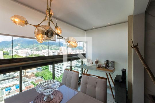 Varanda da Sala de apartamento à venda com 3 quartos, 152m² em Tijuca, Rio de Janeiro
