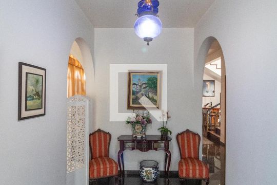 Hall de entrada de casa de condomínio à venda com 5 quartos, 760m² em Parque Nova Campinas, Campinas