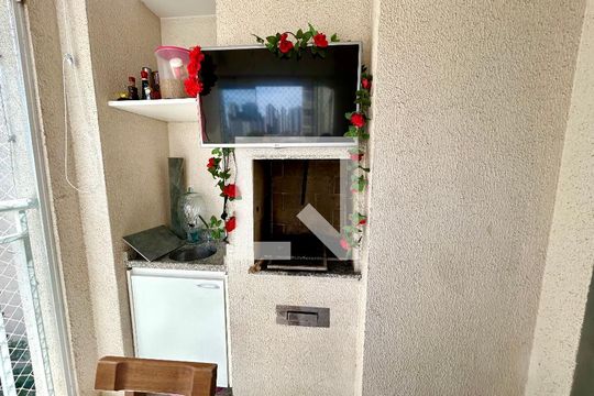 Varanda da Sala de apartamento à venda com 3 quartos, 75m² em Vila Augusta, Guarulhos