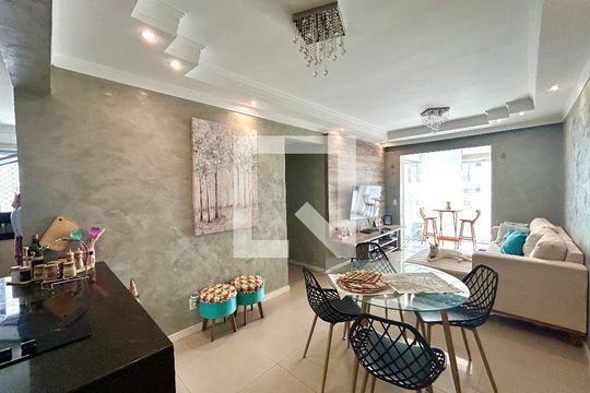 Sala de apartamento à venda com 3 quartos, 75m² em Vila Augusta, Guarulhos