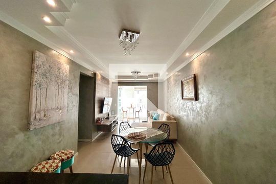 Sala de apartamento à venda com 3 quartos, 75m² em Vila Augusta, Guarulhos