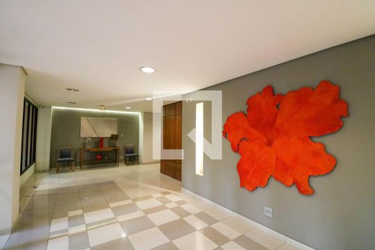 Área comum - Hall social de apartamento para alugar com 1 quarto, 40m² em Cidade Monções, São Paulo