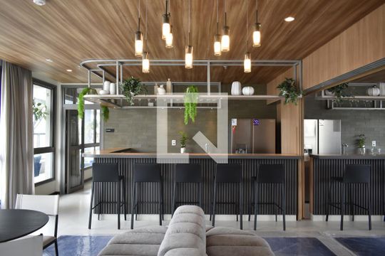 Espaço Gourmet de kitnet/studio à venda com 1 quarto, 33m² em Vila Clementino, São Paulo