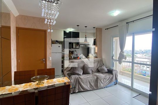 Sala de apartamento para alugar com 2 quartos, 56m² em Ipiranga, Goiânia