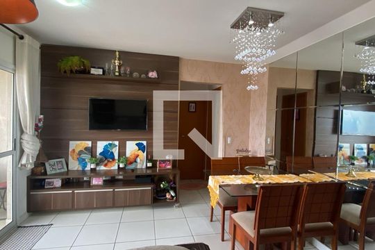 Sala de apartamento para alugar com 2 quartos, 56m² em Ipiranga, Goiânia