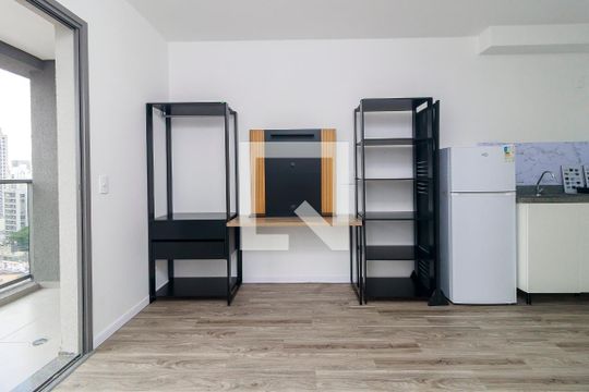 Studio de apartamento para alugar com 1 quarto, 25m² em Santo Amaro, São Paulo