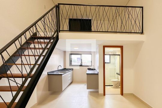 Sala de apartamento para alugar com 1 quarto, 39m² em Vila Alvinopolis, São Bernardo do Campo