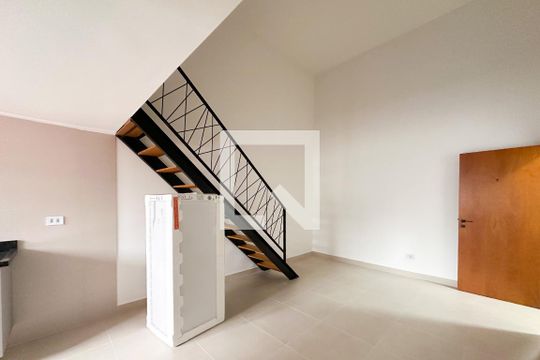 Sala de apartamento para alugar com 1 quarto, 39m² em Vila Alvinopolis, São Bernardo do Campo