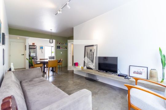 Sala de apartamento para alugar com 1 quarto, 60m² em Jardim Paulista, São Paulo