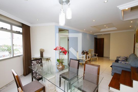 Sala de apartamento à venda com 4 quartos, 269m² em Alto Caiçaras, Belo Horizonte