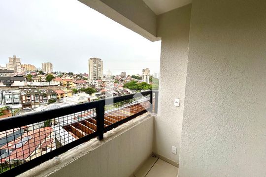Varanda da Sala de apartamento à venda com 2 quartos, 56m² em Vila Rosalia, Guarulhos