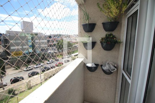 Varanda Sala de apartamento à venda com 2 quartos, 53m² em Jardim Riacho das Pedras, Contagem
