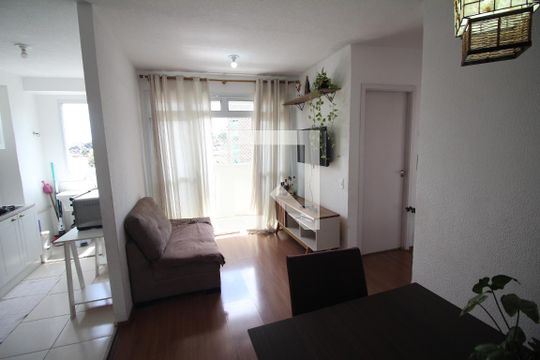 Sala de apartamento à venda com 2 quartos, 53m² em Jardim Riacho das Pedras, Contagem