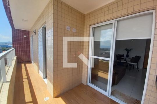 Varanda de apartamento para alugar com 2 quartos, 64m² em Aviação, Praia Grande