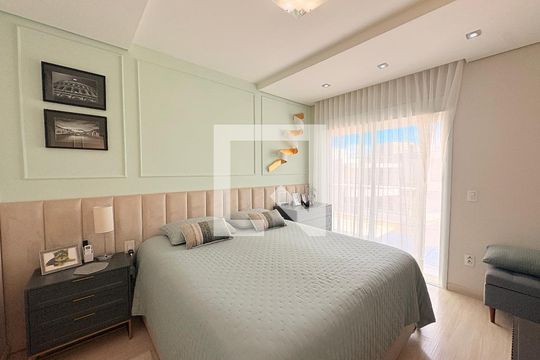 Suíte de casa de condomínio à venda com 3 quartos, 193m² em Recanto Quarto Centenário, Jundiaí