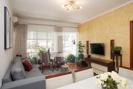Sala de apartamento à venda com 2 quartos, 87m² em Bom Fim, Porto Alegre