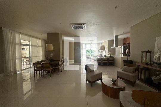 Hall de entrada de apartamento para alugar com 3 quartos, 136m² em Alphaville Empresarial, Barueri