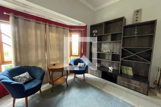 Sala de casa de condomínio para alugar com 3 quartos, 2950m² em Residencial San Diego (paysage Clair), Cotia