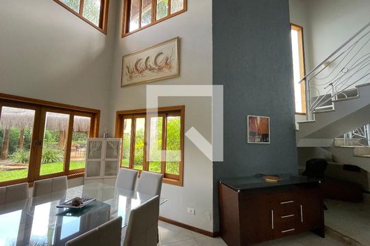 Sala de Jantar de casa de condomínio para alugar com 3 quartos, 2950m² em Residencial San Diego (paysage Clair), Cotia