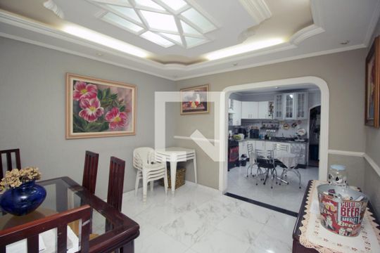 Sala de Jantar de casa à venda com 3 quartos, 180m² em Cidade São Jorge, Santo André