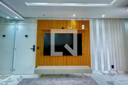 Sala de apartamento à venda com 3 quartos, 80m² em Centro, Guarulhos
