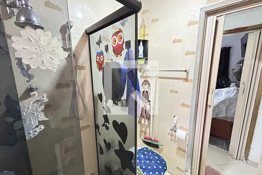 Banheiro de apartamento à venda com 3 quartos, 90m² em Lins de Vasconcelos, Rio de Janeiro