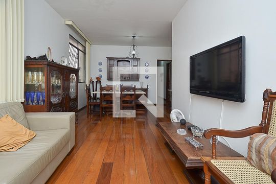 Sala Ambientes de apartamento à venda com 3 quartos, 108m² em Santo Antônio, Belo Horizonte