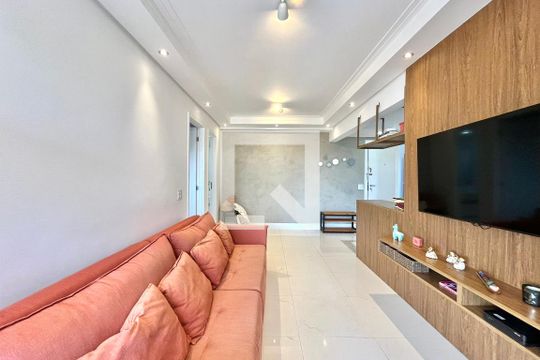 Sala de apartamento à venda com 1 quarto, 54m² em Vila Alexandria, São Paulo