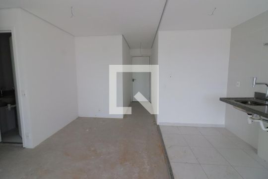 Sala/Cozinha de apartamento à venda com 2 quartos, 54m² em Rochdale, Osasco