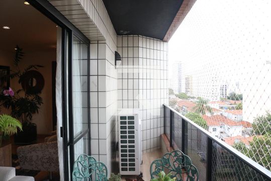 Varanda de apartamento à venda com 3 quartos, 148m² em Pompeia, São Paulo