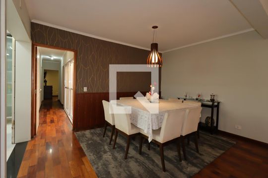 Sala de Jantar de casa à venda com 3 quartos, 235m² em Vila Curuçá, Santo André