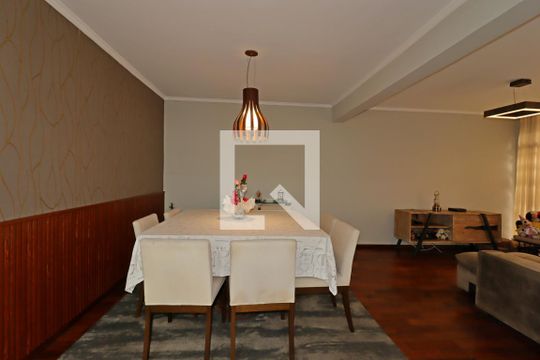 Sala de Jantar de casa à venda com 3 quartos, 235m² em Vila Curuçá, Santo André
