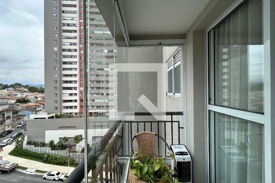 Varanda da Sala de apartamento à venda com 2 quartos, 53m² em Vila Cruz das Almas, São Paulo