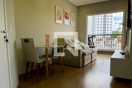 Sala de apartamento à venda com 1 quarto, 40m² em Vila Iracema, São Bernardo do Campo