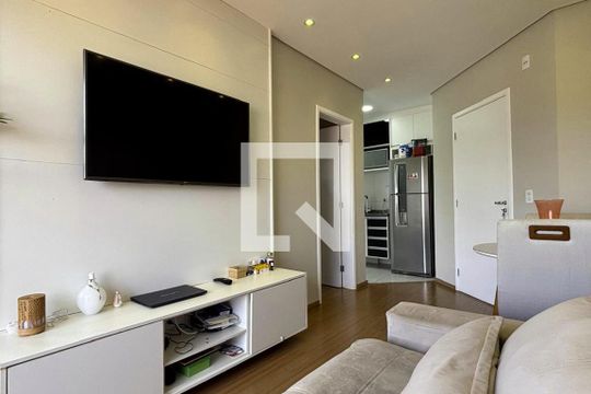 Sala de apartamento à venda com 1 quarto, 40m² em Vila Iracema, São Bernardo do Campo