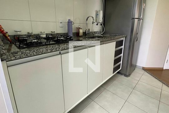 Cozinha  de apartamento à venda com 1 quarto, 40m² em Vila Iracema, São Bernardo do Campo