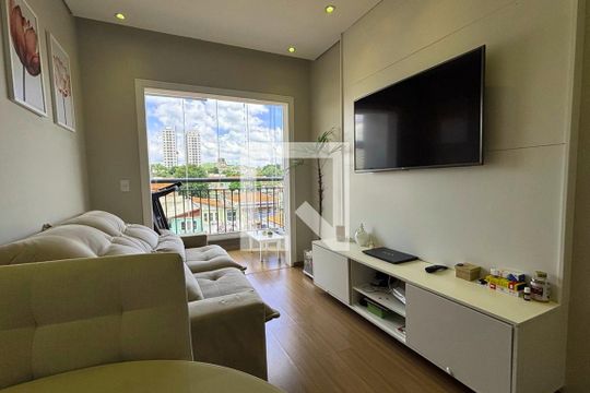 Sala de apartamento à venda com 1 quarto, 40m² em Vila Iracema, São Bernardo do Campo