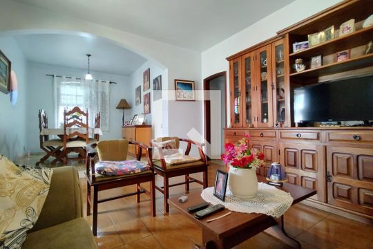 Sala de casa de condomínio à venda com 3 quartos, 220m² em Taquara, Rio de Janeiro