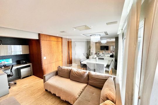 Sala de apartamento à venda com 3 quartos, 112m² em Lauzane Paulista, São Paulo