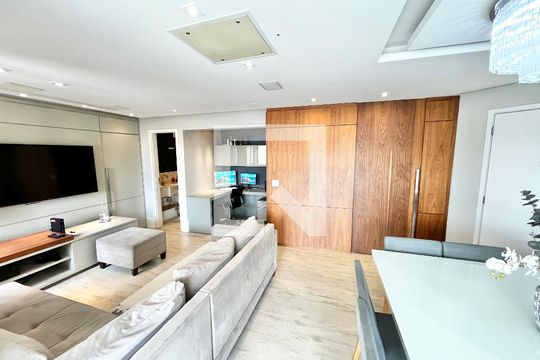 Sala de apartamento à venda com 3 quartos, 112m² em Lauzane Paulista, São Paulo