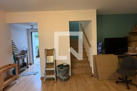 Sala de casa de condomínio para alugar com 3 quartos, 198m² em Residencial Barão do Café, Campinas