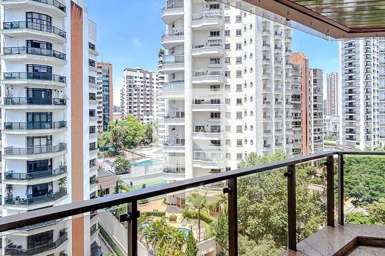 Varanda da Sala de apartamento para alugar com 4 quartos, 191m² em Tatuapé, São Paulo